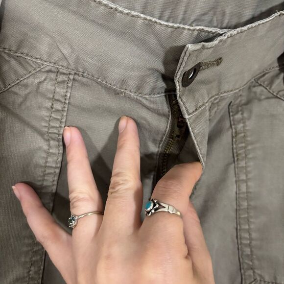 Prana Taupe Casual Shorts modest gorpcore women’s size 4 gardening casual - Picture 3 of 6